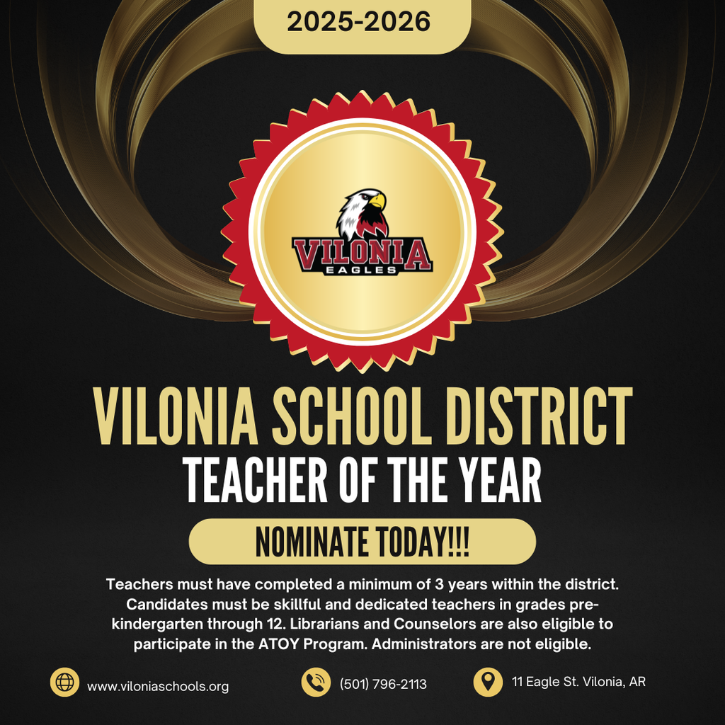 2026 VSD Teacher of they Year Nominations
