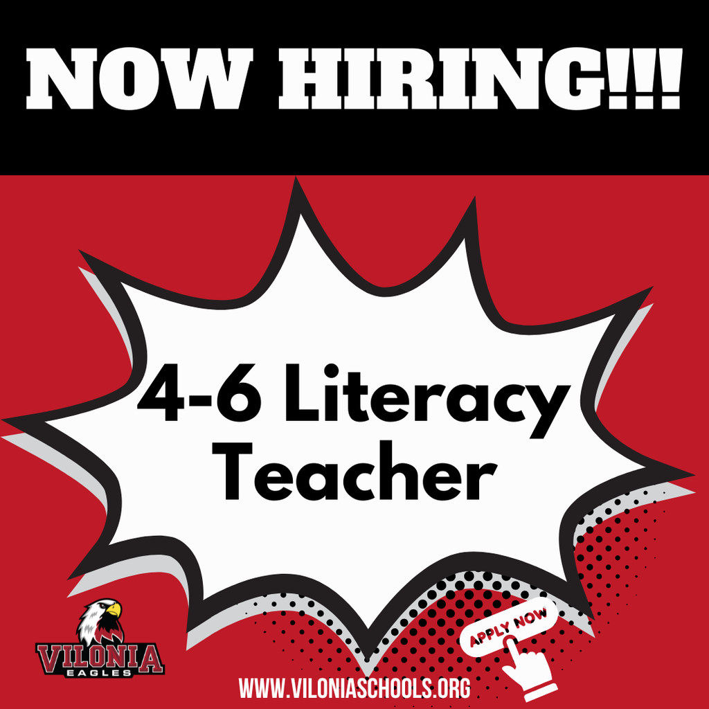 Now Hiring-4-6 Literacy Teacher