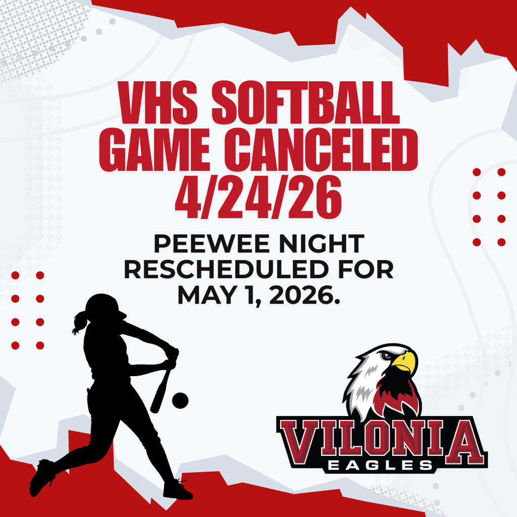VHS Sofball Canceled 4/24/26