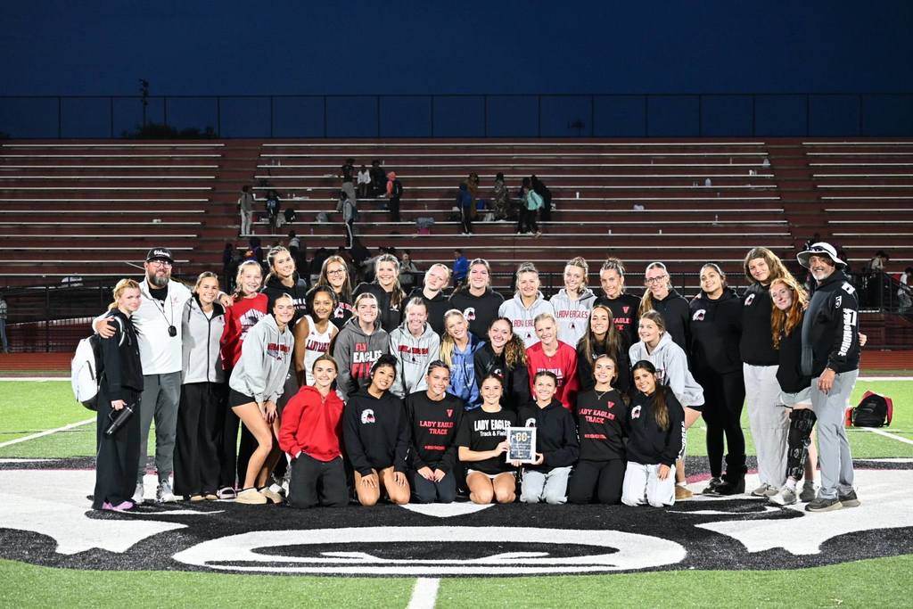 VHS Girls Track Team Conference Champs
