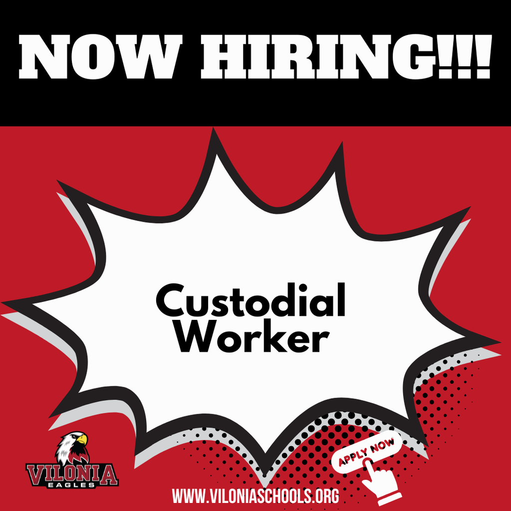 Now Hiring Custodial Worker