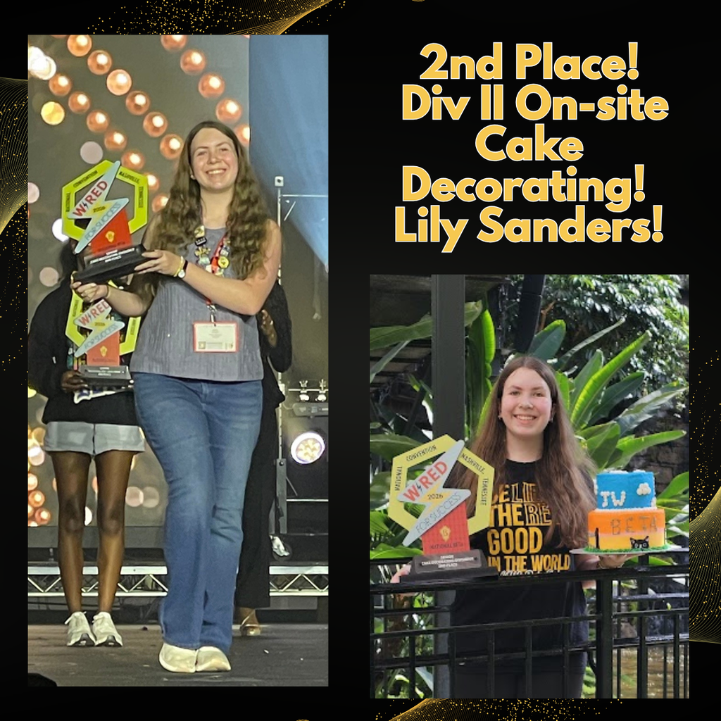 Cake Decorating 2nd place Lily