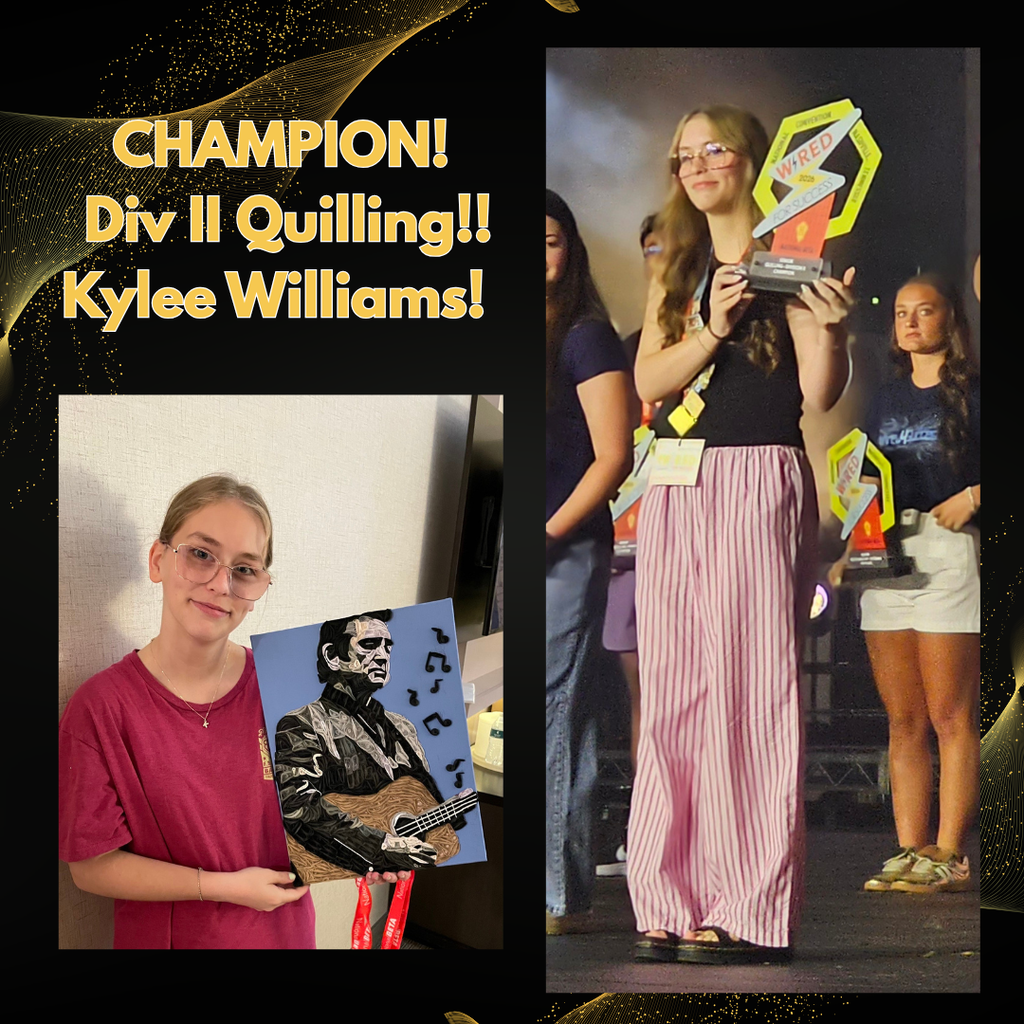 Quilling Champion Kylee Williams