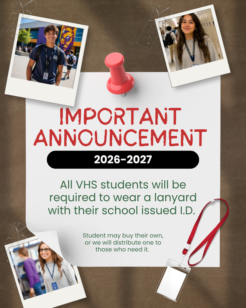 All students will be required to wear a lanyard with their student ID.