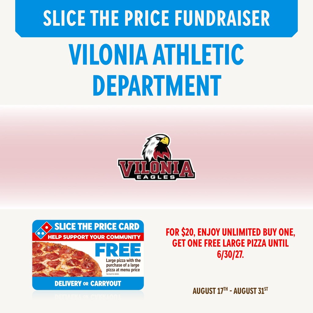 Vilonia Athletic Department Fundraiser-Domino's