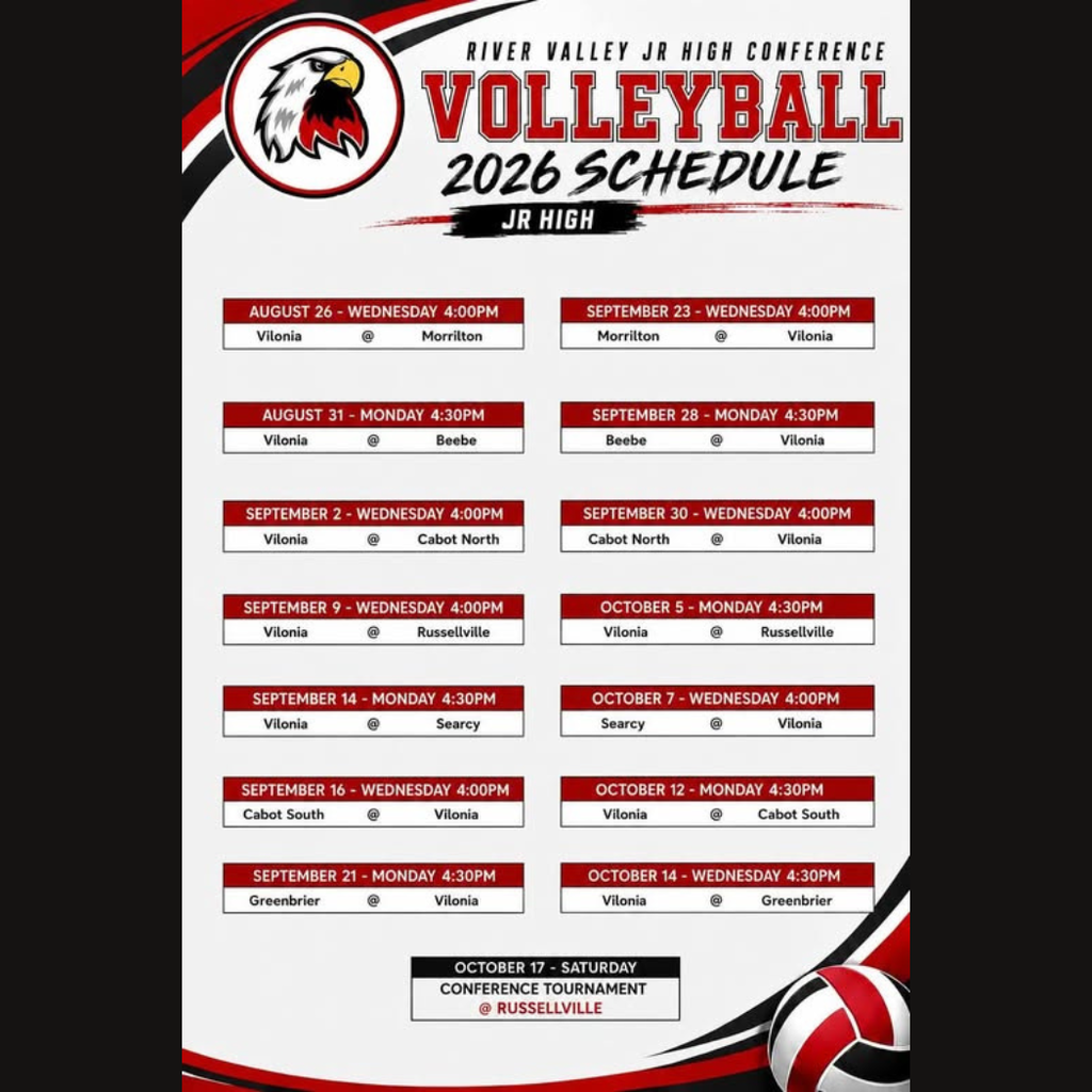 VJHS VB Schedule