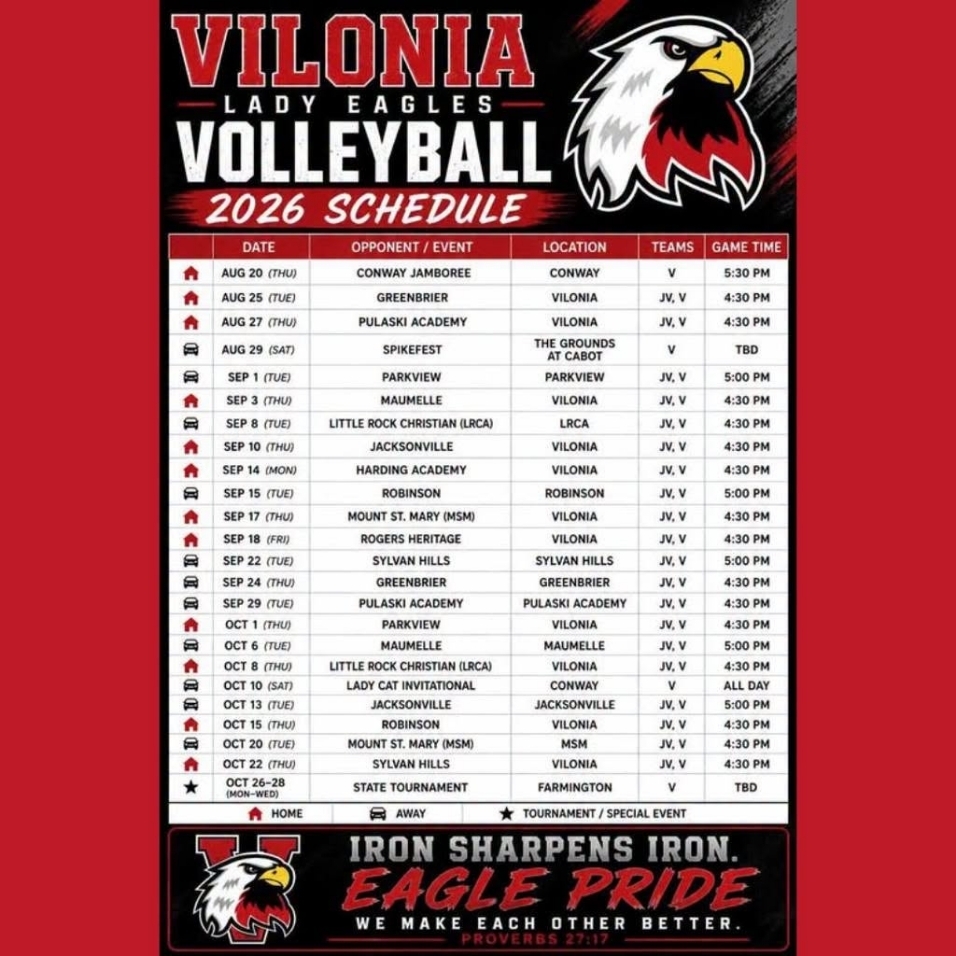 volleyball schedule