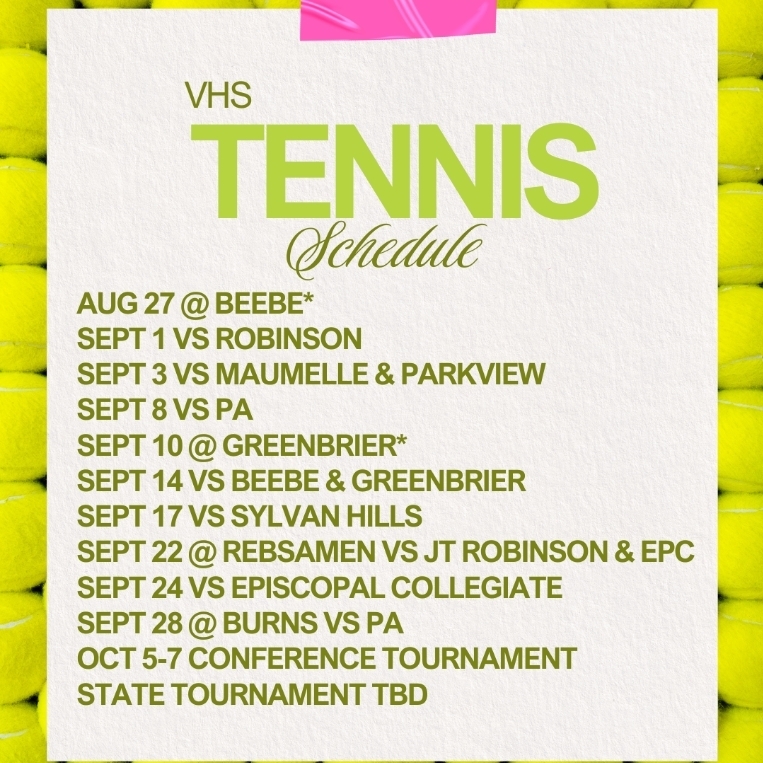 tennis schedule