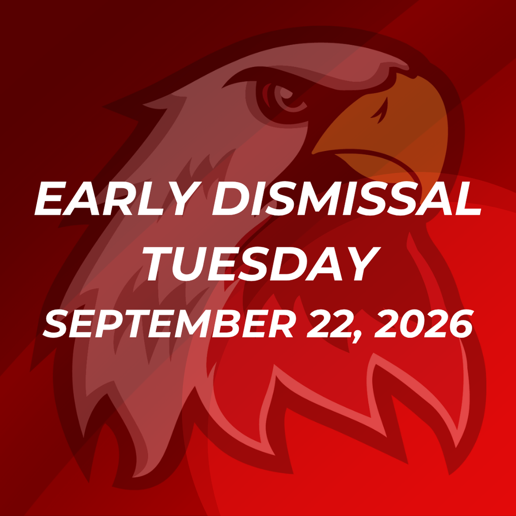 EARLY DISMISSAL-TUESDAY, SEPTEMBER 22, 2026