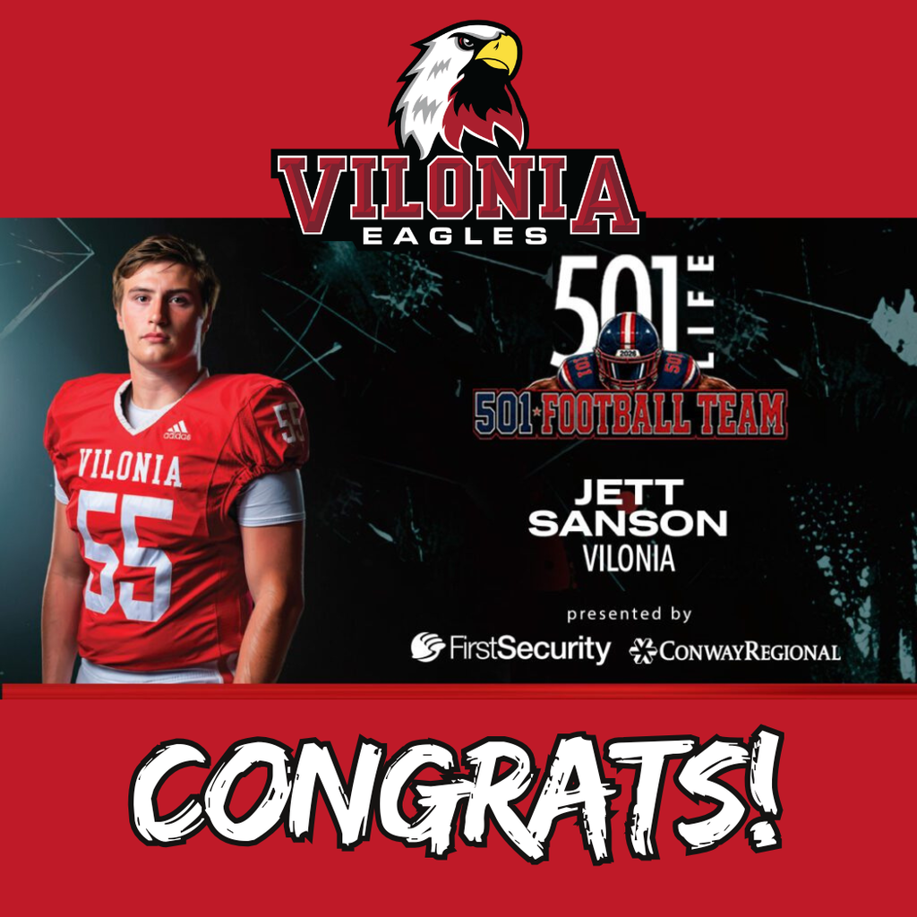 Sanson selected for 501 Football Team