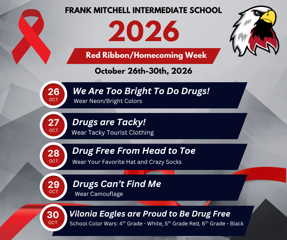 2026 Red Ribbon Week Dress Up Days