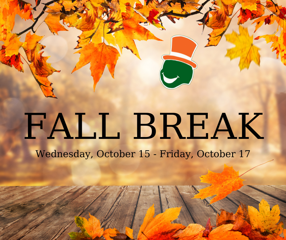 VCSC Fall Break 10-15 through 10-17