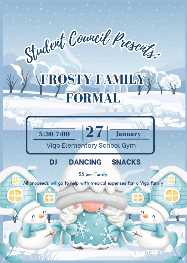 Vigo Frosty Family Formal