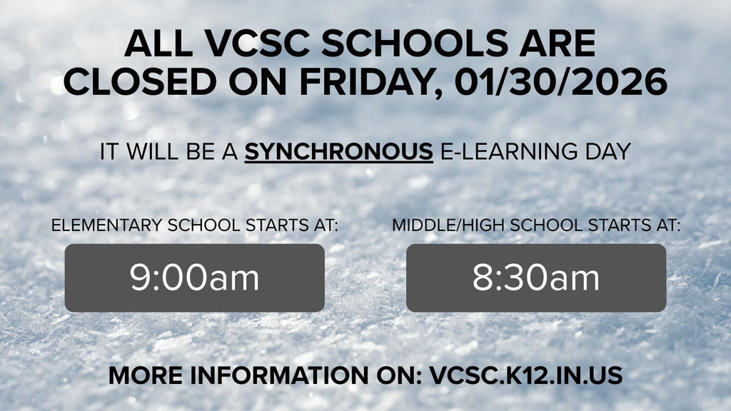 VCSC Closed Friday