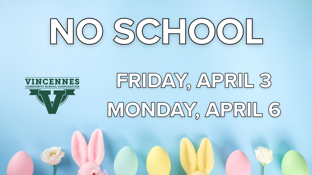 No School April 3 or April 6