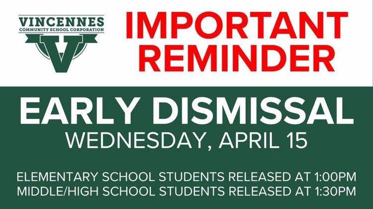 VCSC Early Dismissal