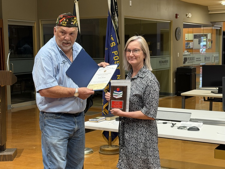 Wendy VFW Award 