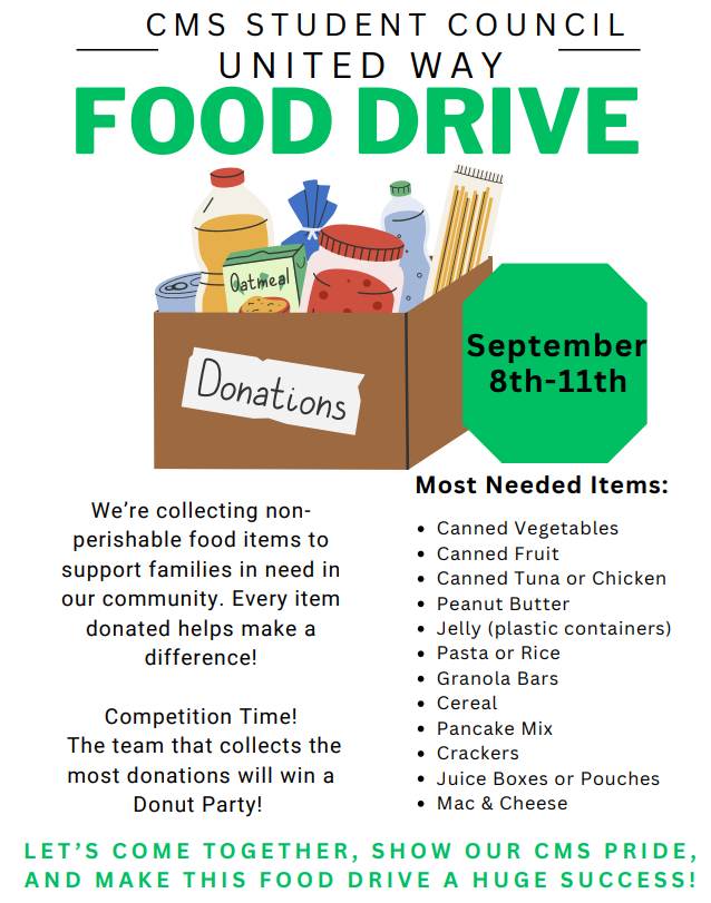 CMS Food drive