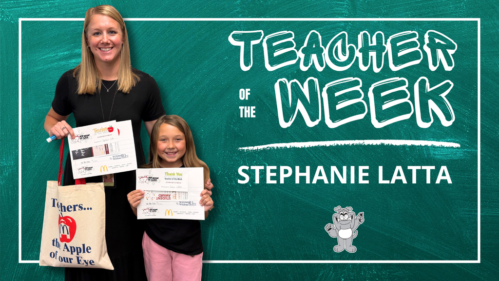 Mrs. Latta TEacher of the Week