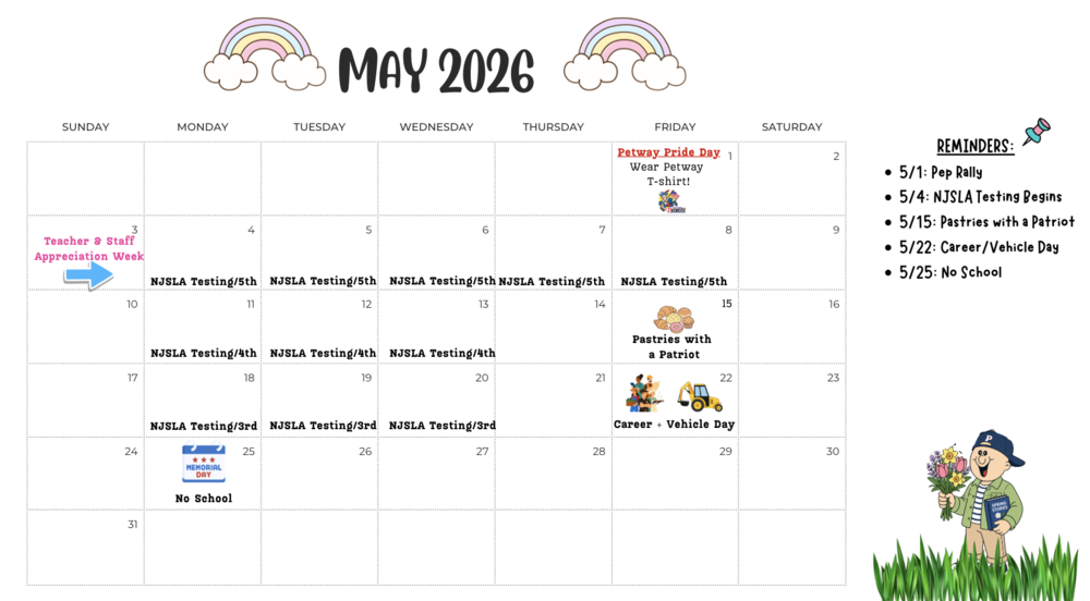 May Calendar