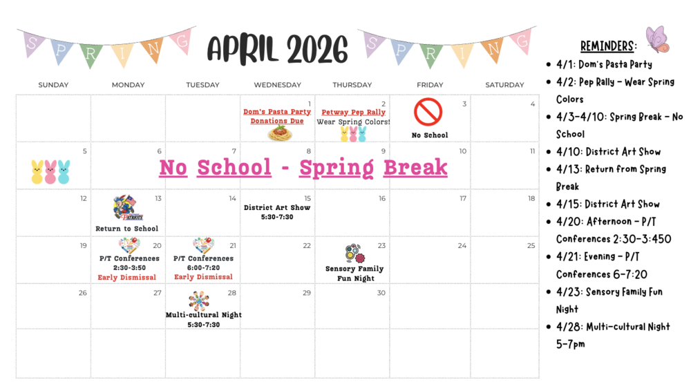 April Calendar