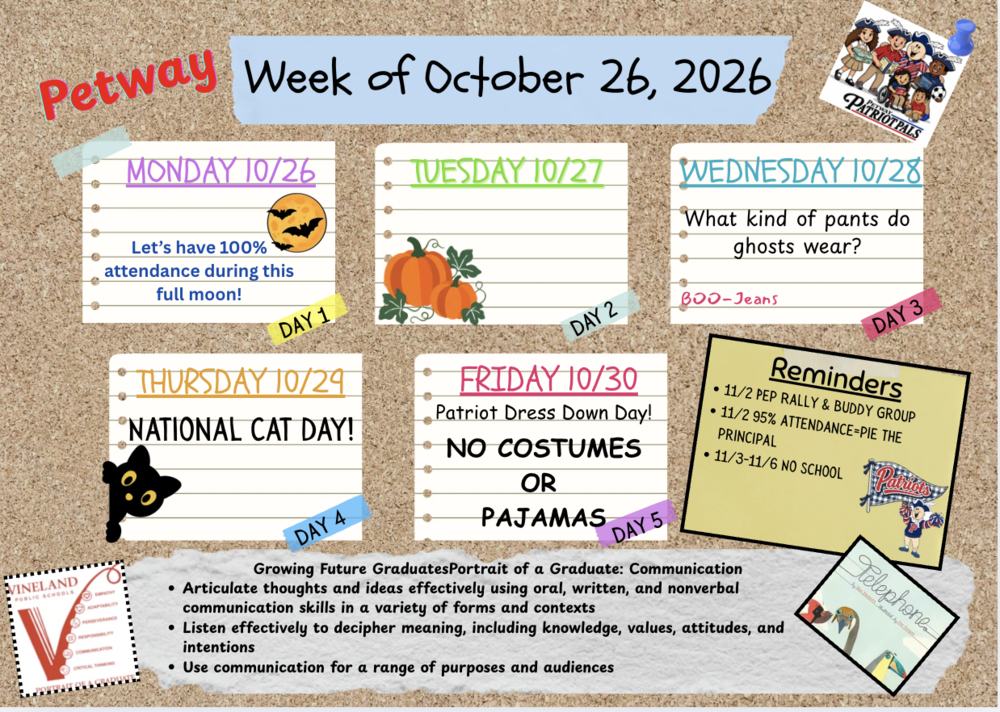 Week of 10/26