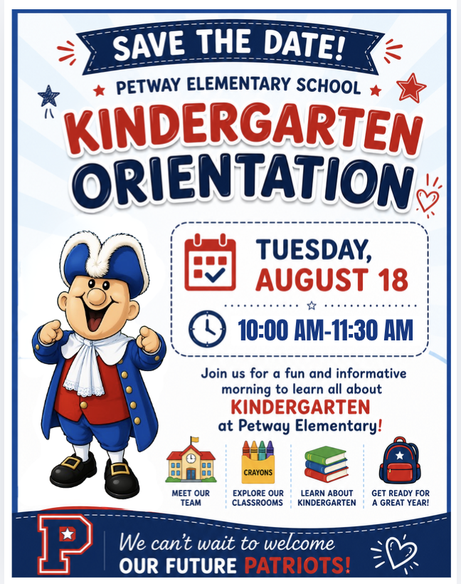 Kindergarten Open House Flyer