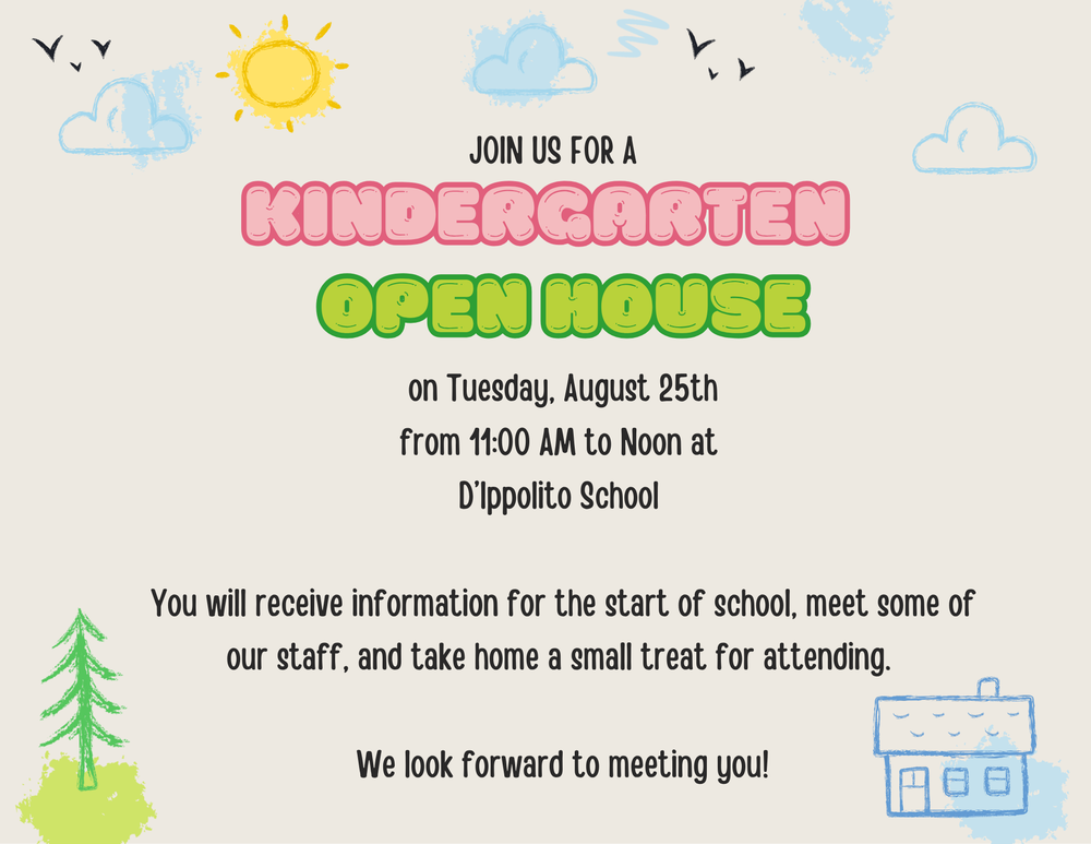 Kindergarten Open House