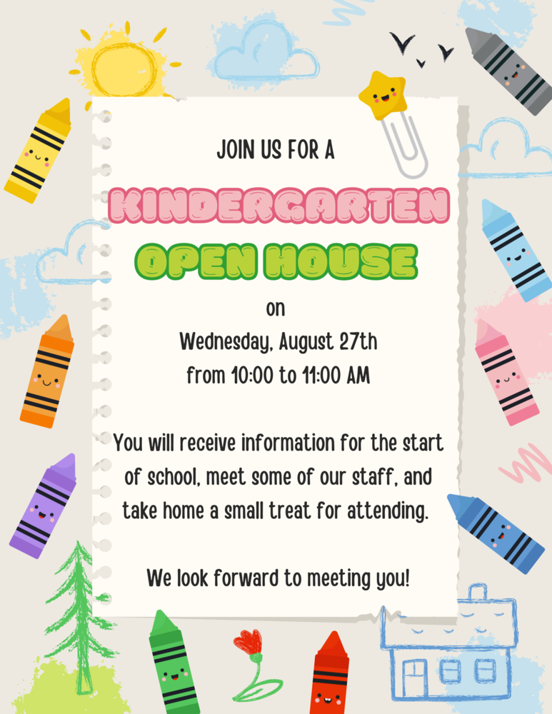Kindergarten Open House