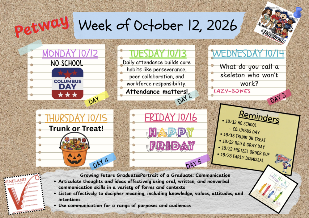 Week of 10/12