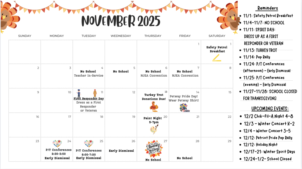 November Calendar