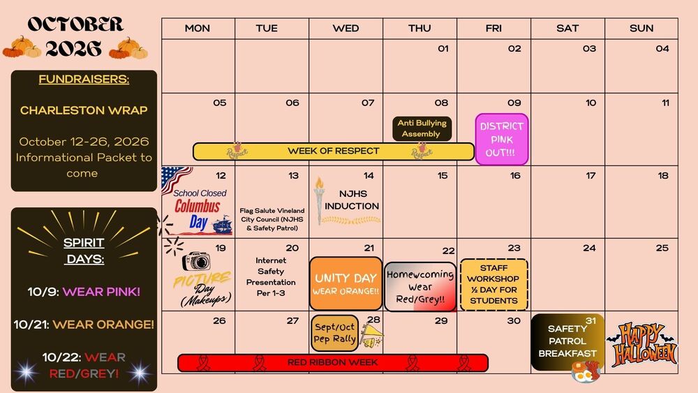 October Calendar