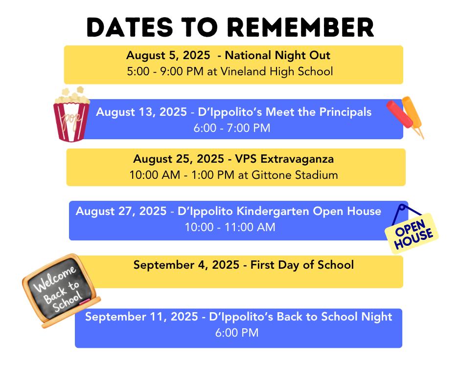 Dates to Remember