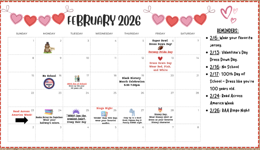 Feb. Calendar