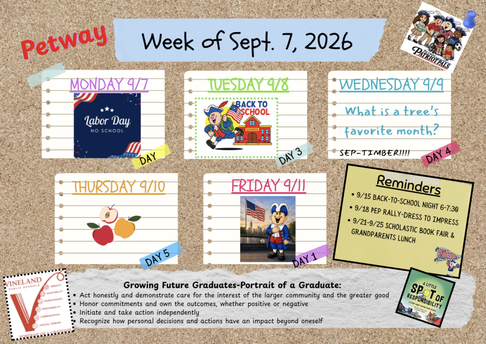 Week of 9/7