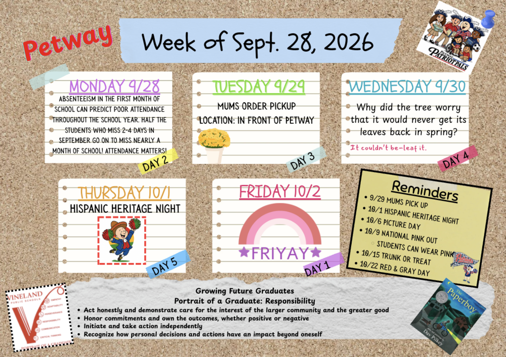 Week of 9/28