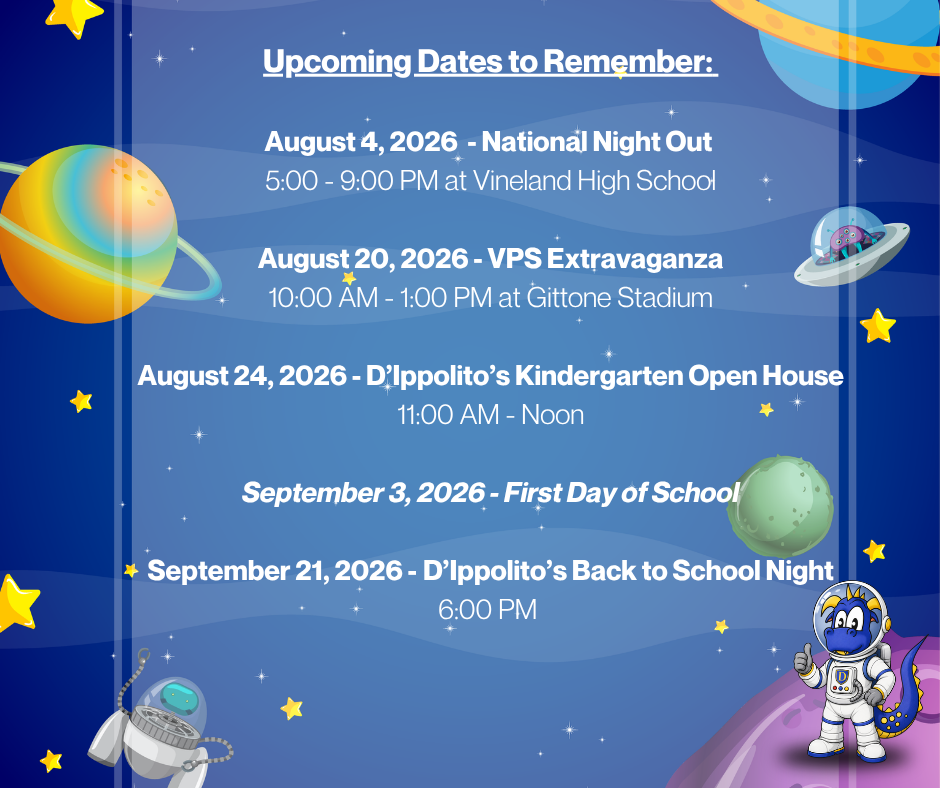 Upcoming Dates to Remember