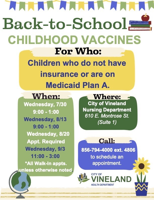 Back to School Vaccines