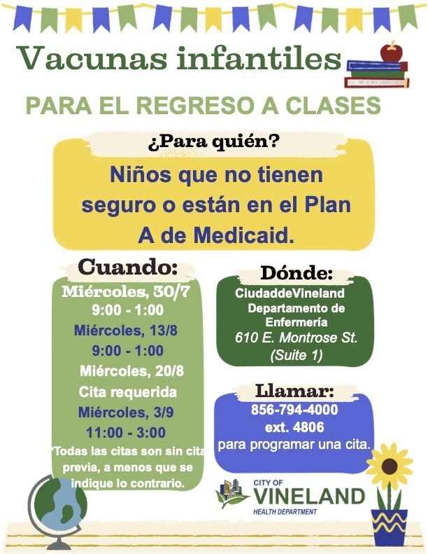 Back to School Vacunas
