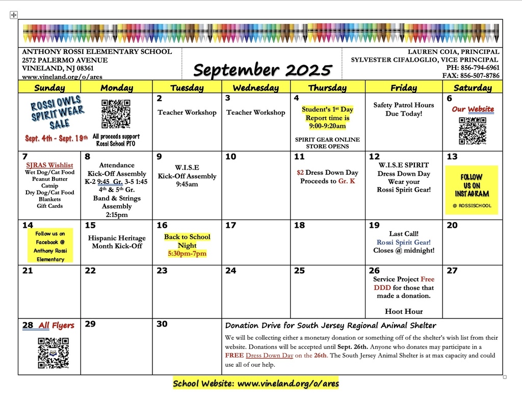 Sept Calendar