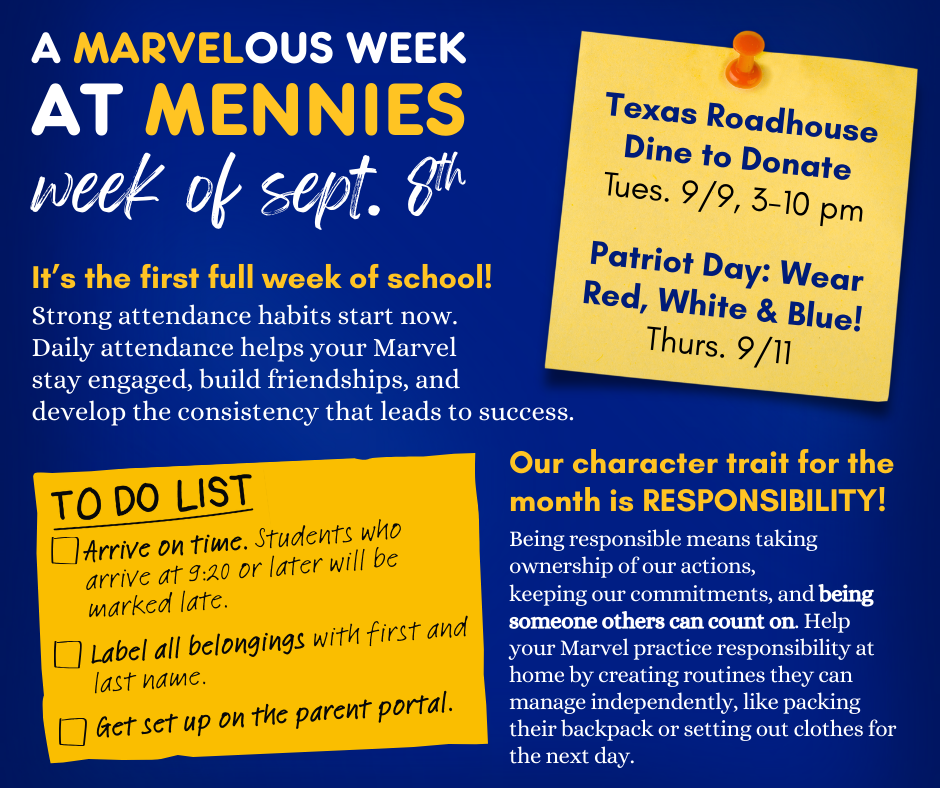 Week of September 8th