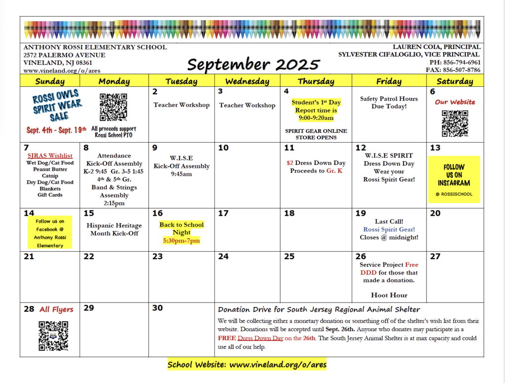 Monthly Calendar