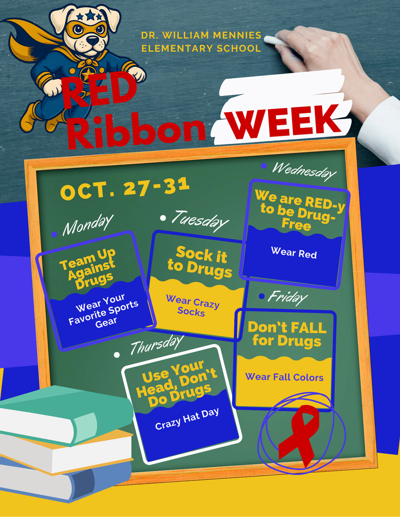 Red Ribbon Week 2025-2026 Flyer