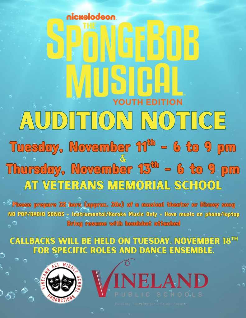 VAMP Spongebob Audition Notice