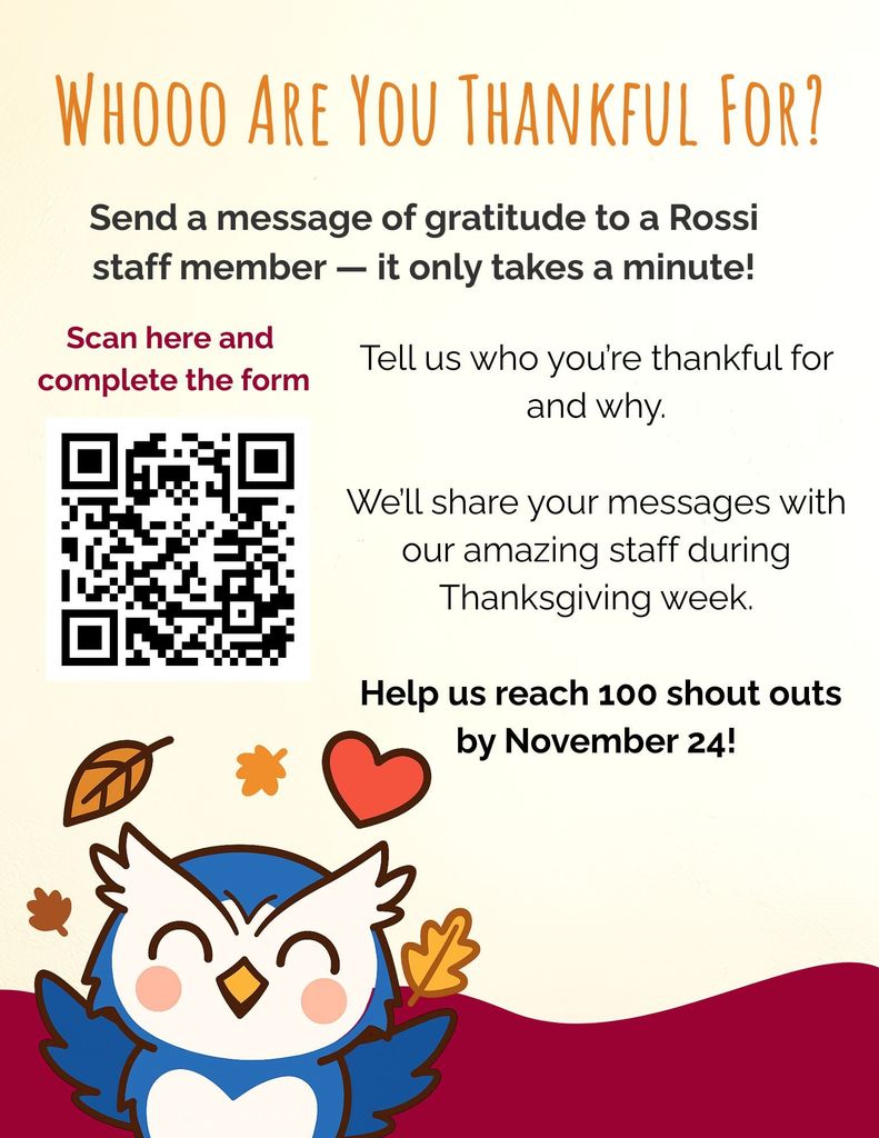 Whooo Are You Thankful For