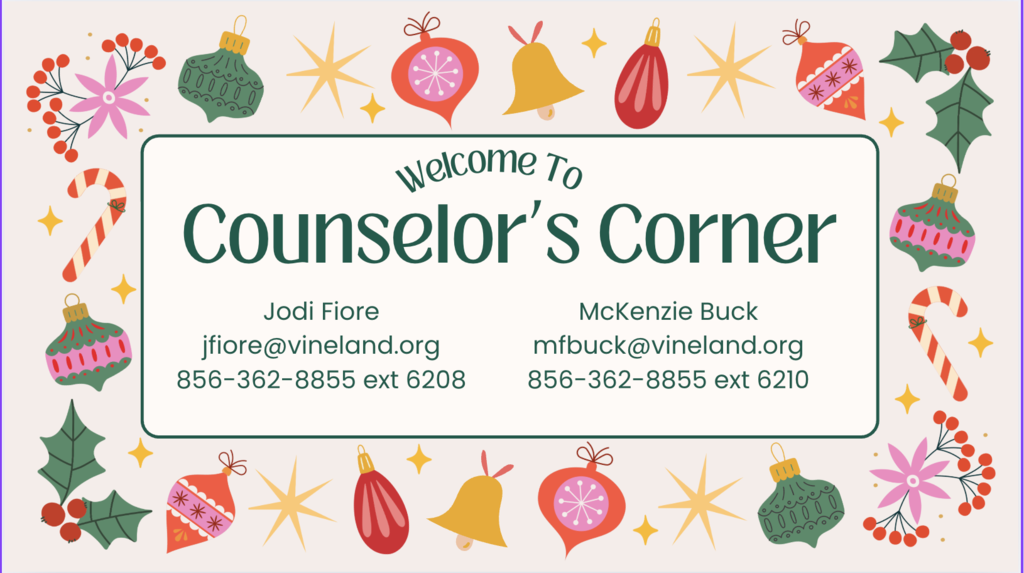 Counselor's Corner