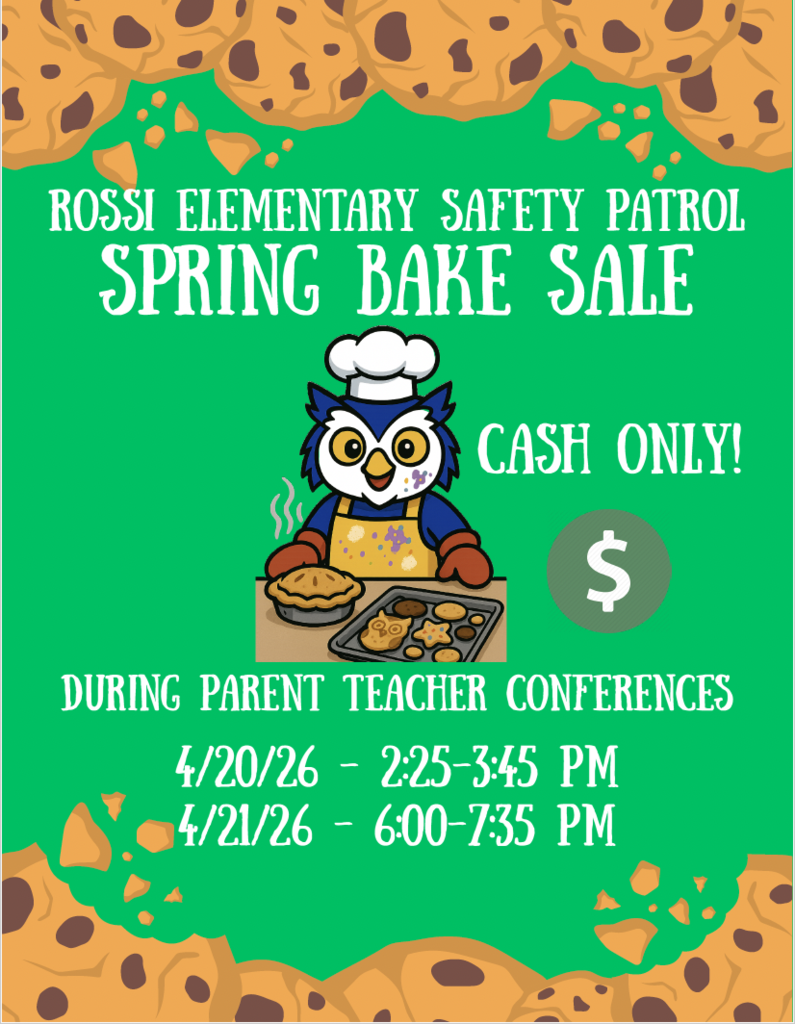 Safety Patrol Bake Sale