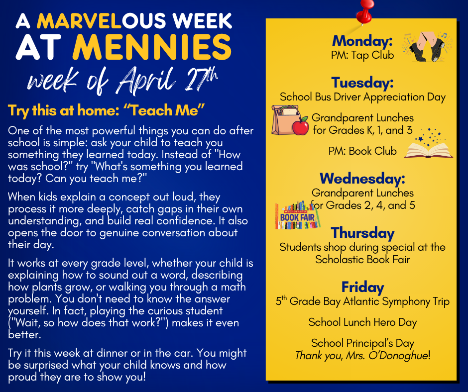Week of April 27th
