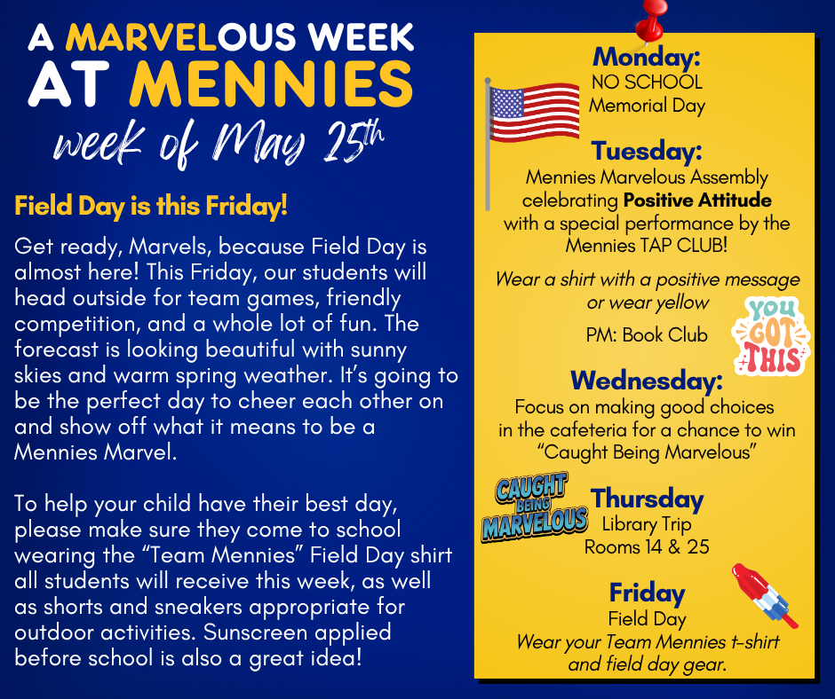 Week of May 25th