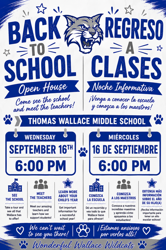 REVISED: Back to School Night 2026